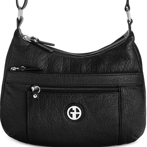 Giani Bernini Handbags - NWT! Giani Bernini Pebble PVC Hobo Black